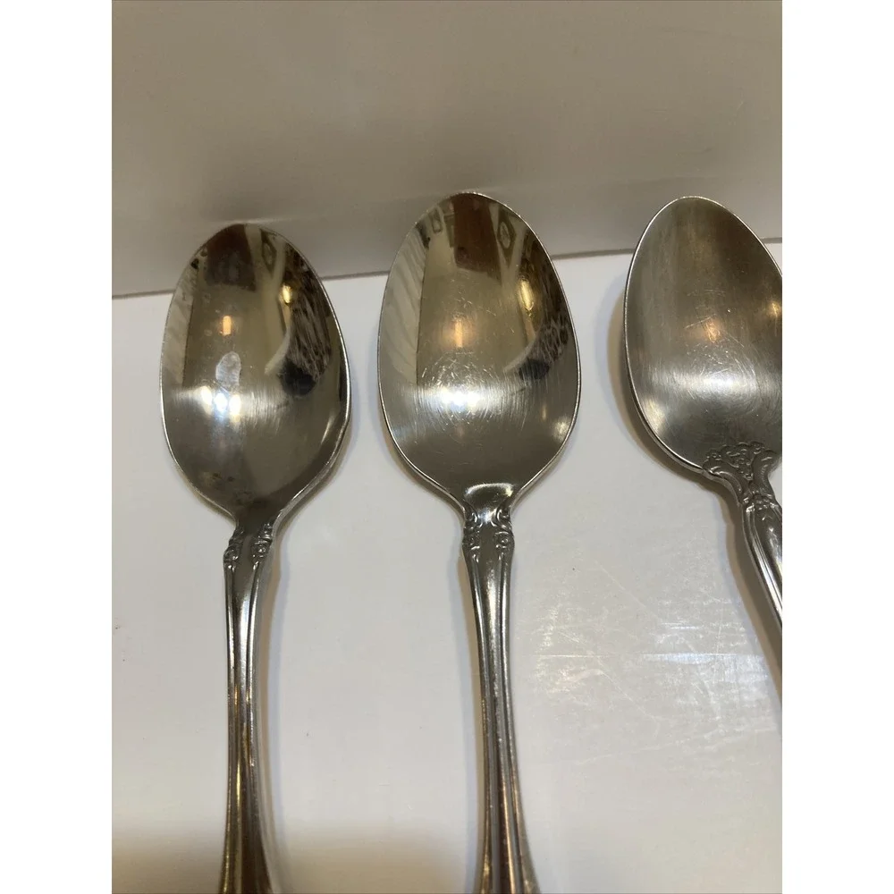 Oneida Community BRAHMS Glossy Stainless Set Of 3 Spoons